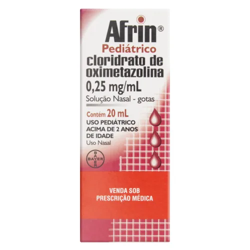 AFRIN 0 25MG ML BAYER CAIXA GOTAS 20ML - BAYER