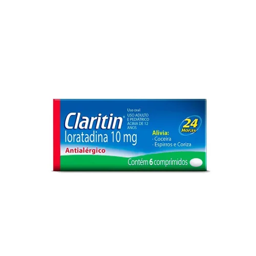 Claritin 10mg C/6 Cp - Bayer - Farmácia