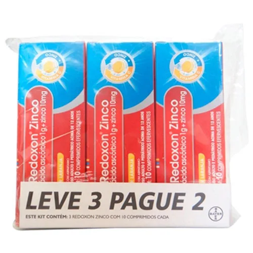 Redoxon Zinco Kit Redoxon Zinco Leve3 Pague 2 - REDOXON - Farmácia