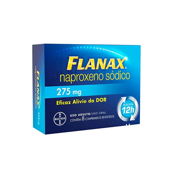 Flanax 275mg 8 Comprimidos - Flanax - Medicamentos