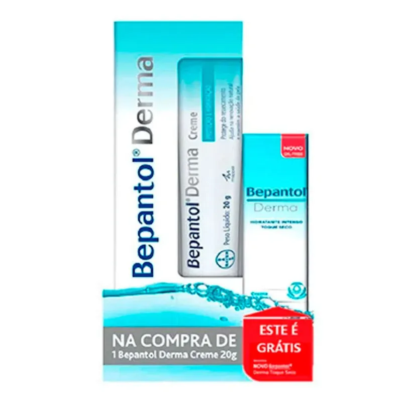 Kit Bepantol Derma Creme 20g + Creme Toque Seco 3,5g