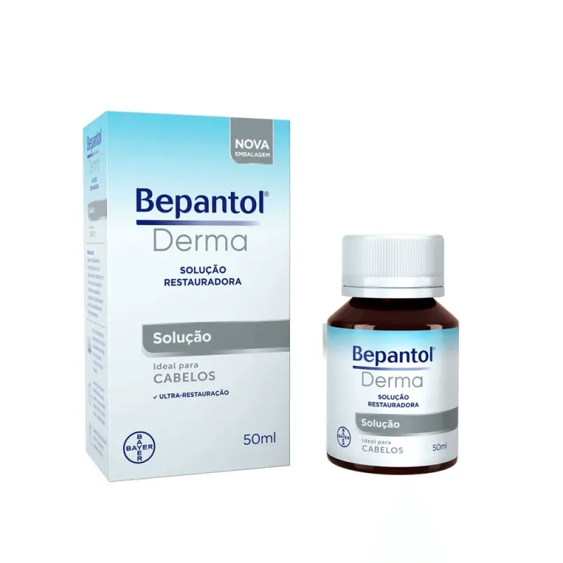 SOLUCAO BEPANTOL DERMA 50ML RESTAURADORA CABELOS(E - Bepantol - Cosmetico
