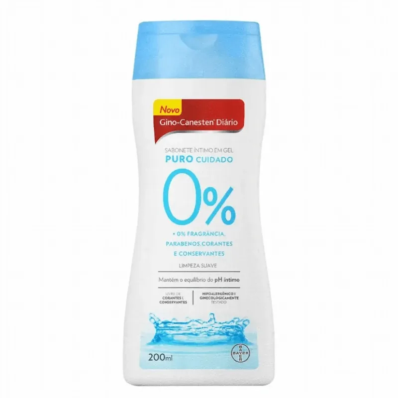 GINO CANESTEN PURO CUIDADO 200ML-DEMAIS PROD - Gino-Canesten - Higiene Pessoal