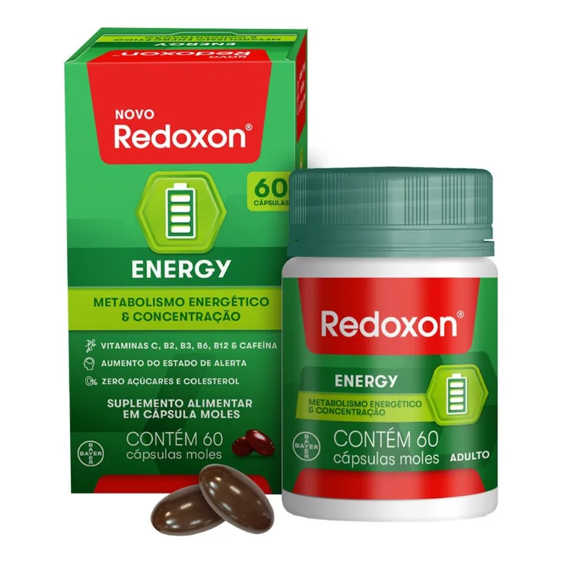 Suplemento Alimentar Redoxon Energy 60 Comprimidos