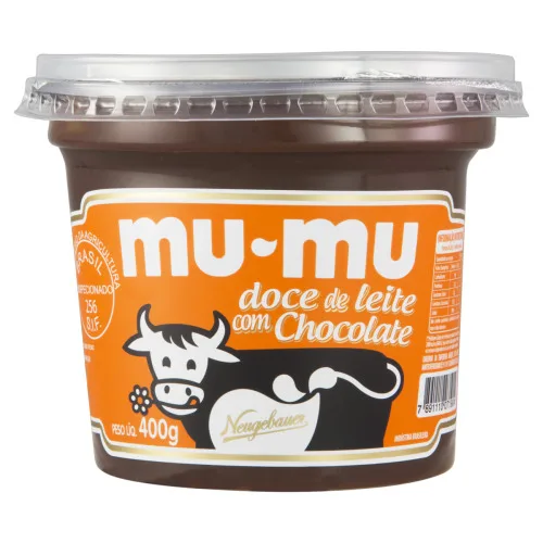 Doce De Leite Com Chocolate Mu Mu Pote 400g - MU MU