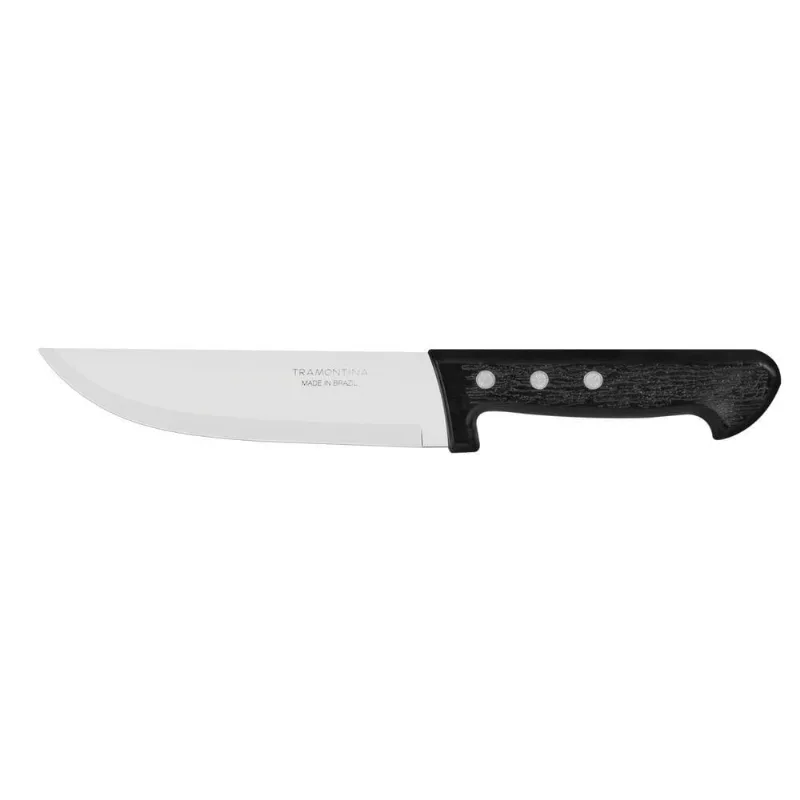 Faca Para Cozinha 6" Cabo Plástico Preto Tramontina Quantidade:1