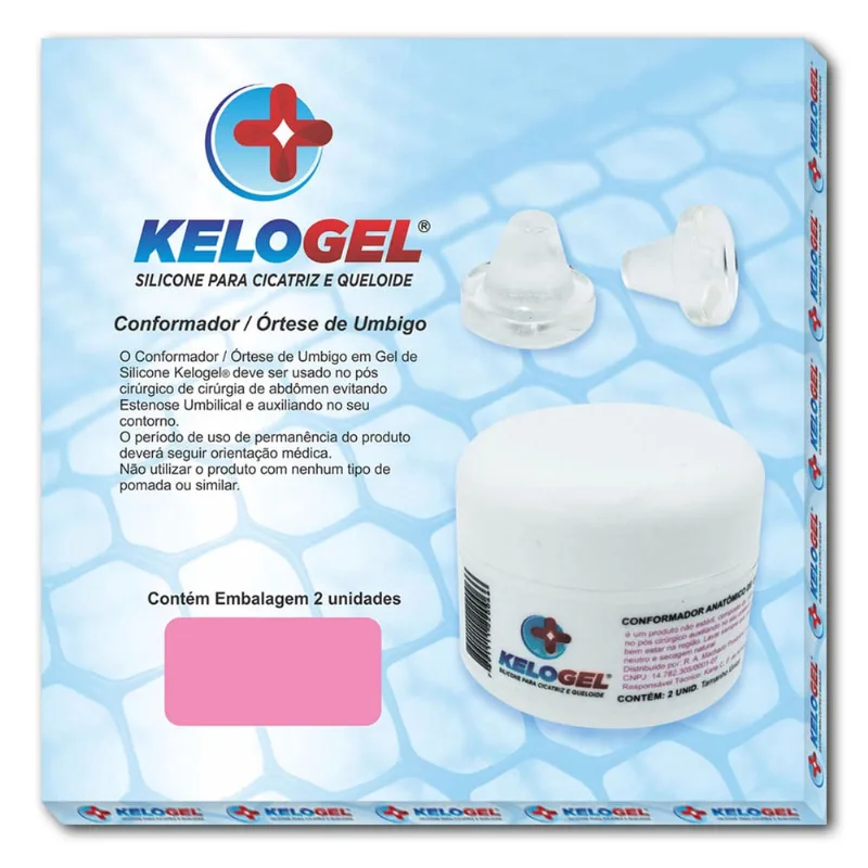 Conformador De Umbigo Anatômico 2Un Kelogel
