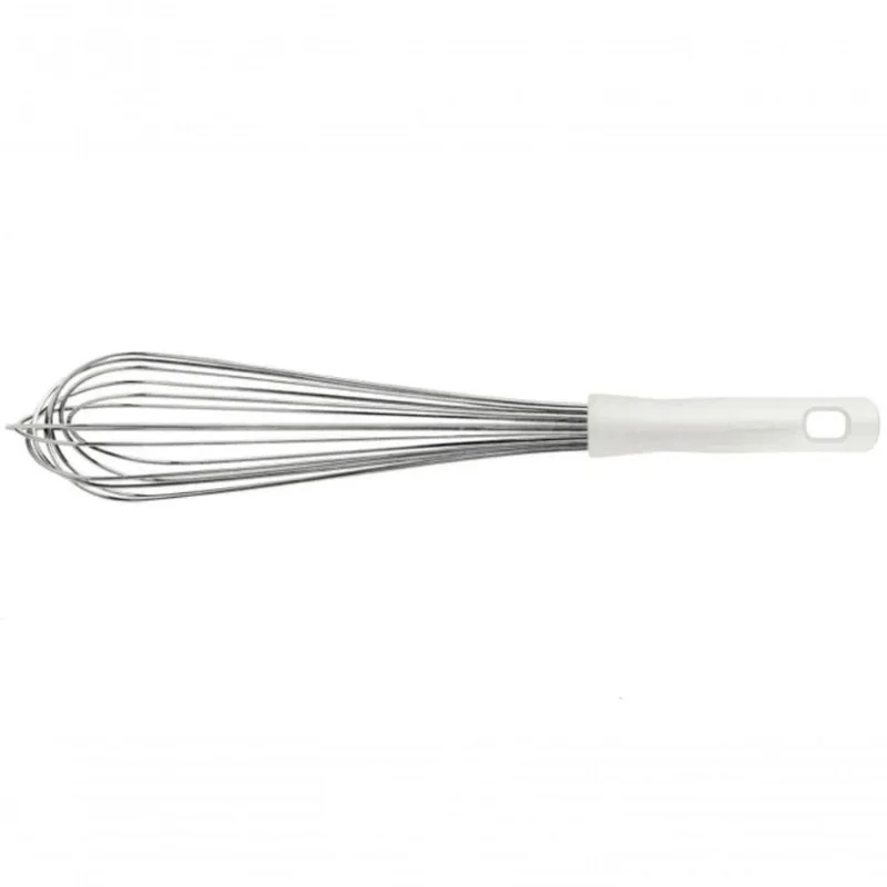 Batedor Manual Tramontina Em Aço Inox Com Cabo Em Polipropileno Branco 40 Cm - Tramontina