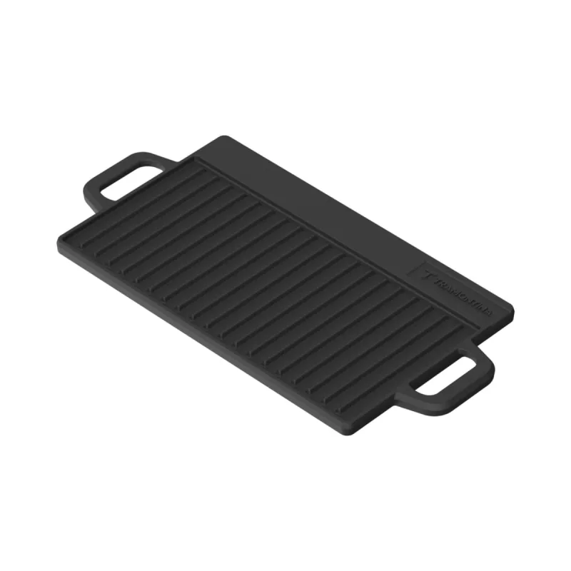 Chapa Retangular Tramontina Fargo Ferro Fundido Pre-seasoned 37 Cm 2,3 L - Tramontina - Comércio E Indústria