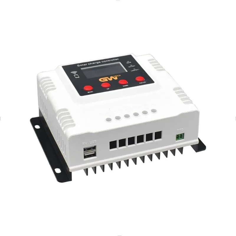 Controlador de Carga Painel Solar PWM 30A 12V 24V 48V Wi-Fi Anxt