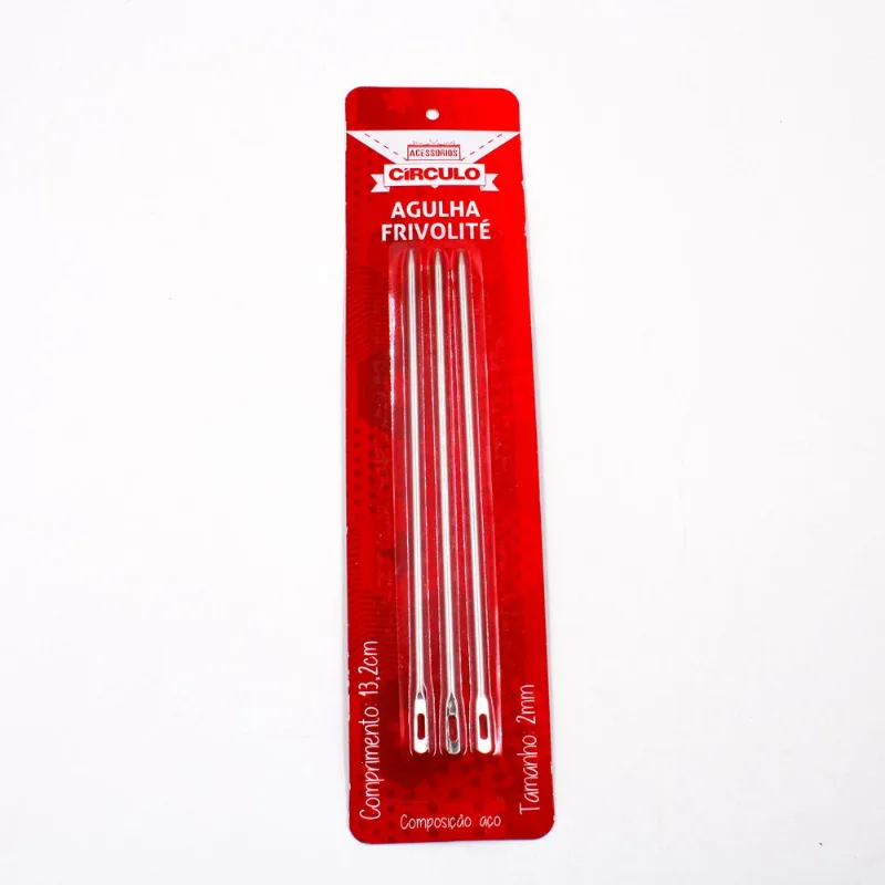 AGULHA FRIVOLITE COM 2 MM EM ALUMINIO CIRCULO Unica