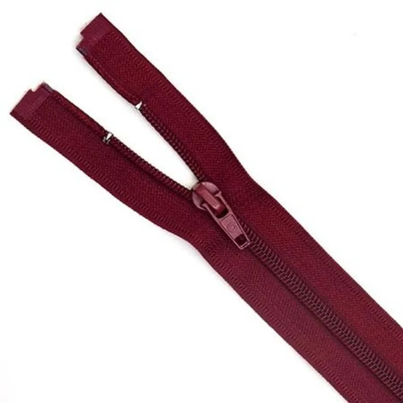 ZIPER NYLON DESTACAVEL N5 50CM COR 527 MARSALA