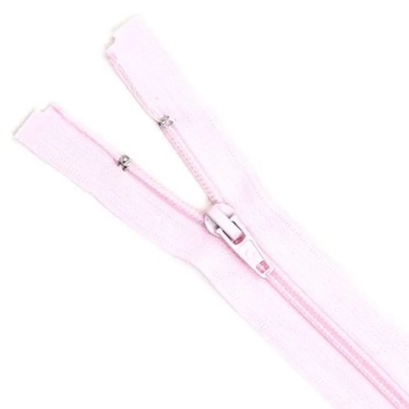 ZIPER NYLON DESTACAVEL N5 70CM COR 512 ROSA