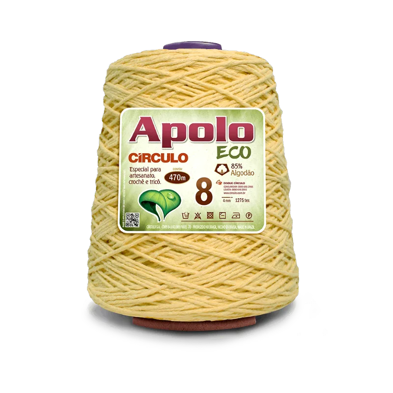 Linha Apolo Eco 8 600gr 1074 Amarelo