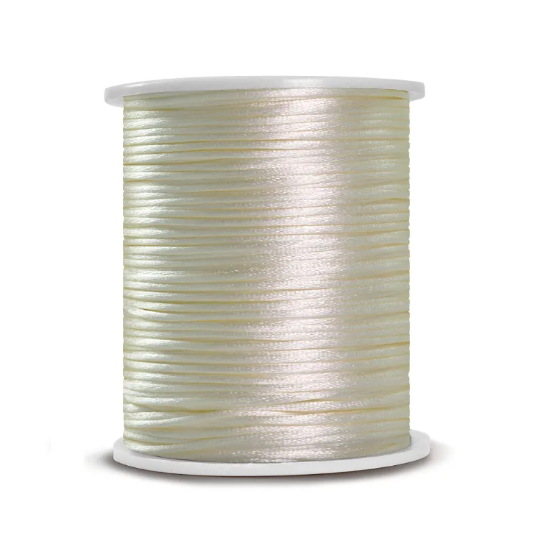CORDAO RABO DE RATO 1MM 50 MTS COR 126 CREME