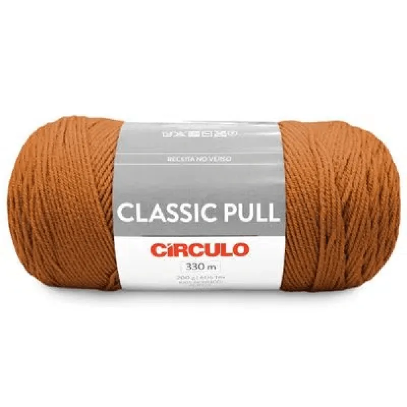 LINHA CIRCULO FIO CLASSIC PULL 200GR COR 7480 CARAMELO