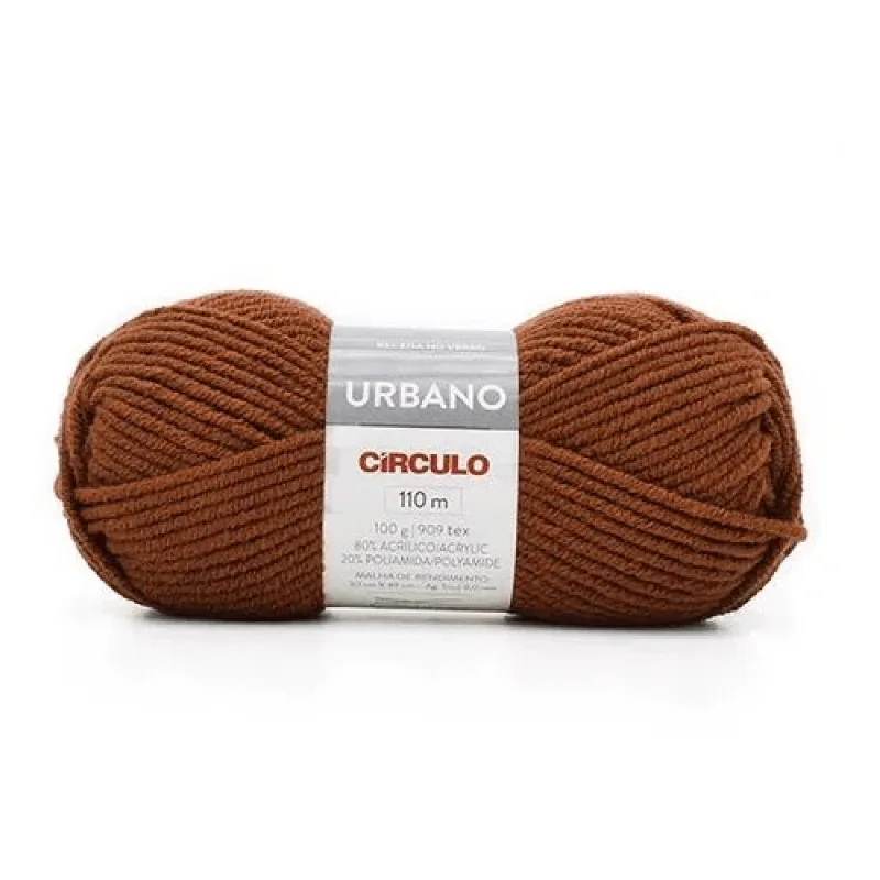 LINHA CIRCULO FIO URBANO 100GR COR 7954 CHOCOLATE