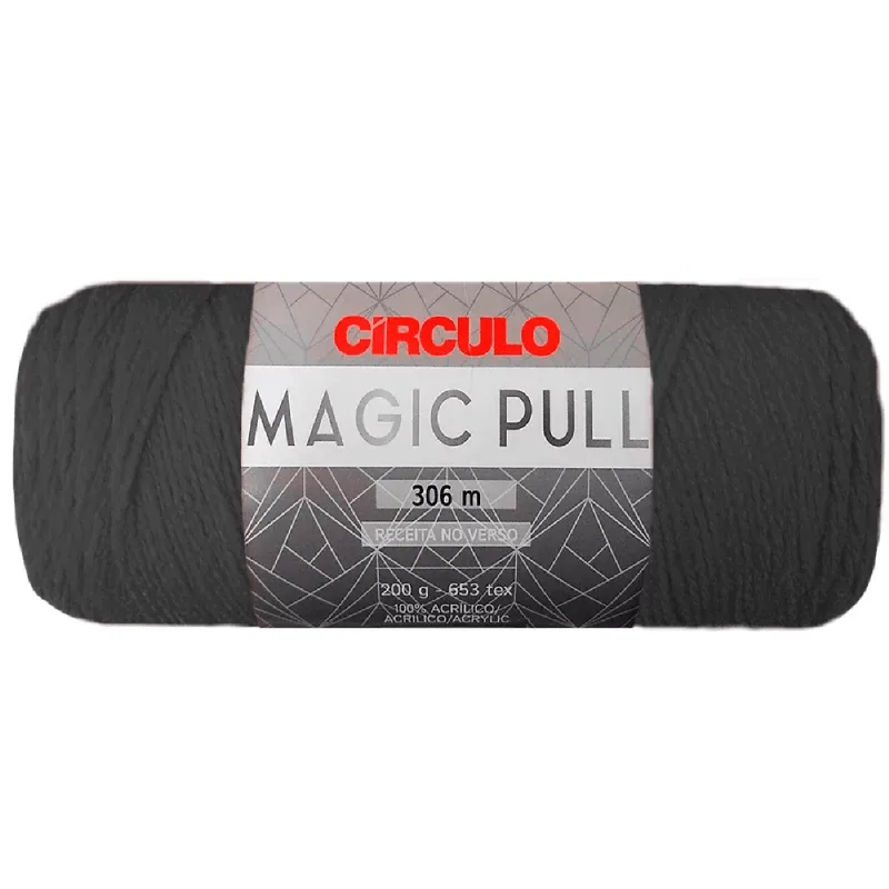 Linha Circulo Fio Magic Pull 200gr COR 8166 ULTIMATE GRAY