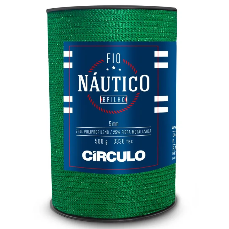 Fio Circulo Náutico Brilho 150M Com 500G Verde 5350