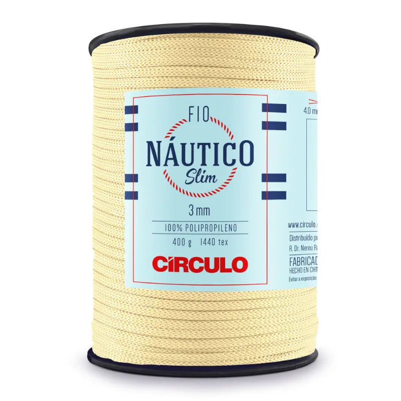 Fio Circulo Nautico Slim 3Mm 278M 400G Porcelana 7684