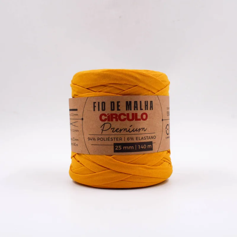 Fio De Malha Premium Circulo 140M Em Poliester Com 270G 1748 - Curry