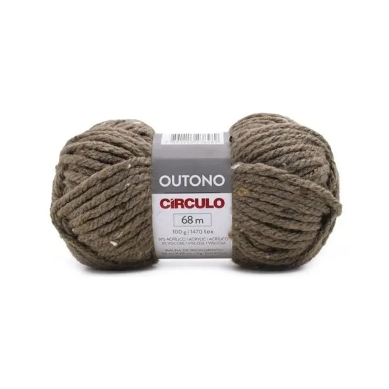 Linha Outono 100g 460974 Cor 7859 Pinoli