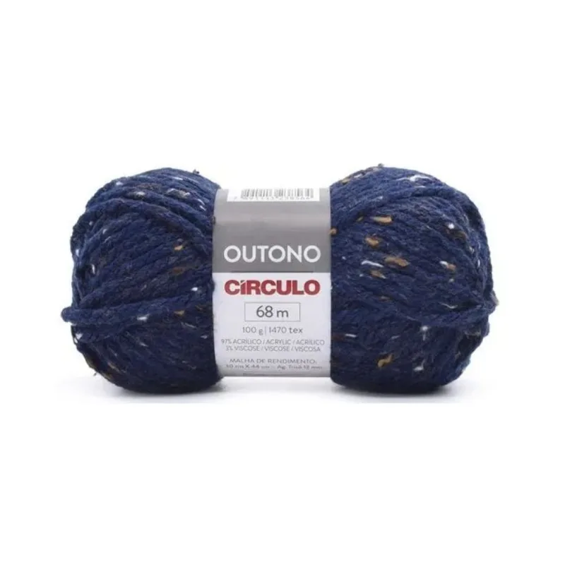 Linha Outono 100g 460974 Cor 2856 Anil Profundo