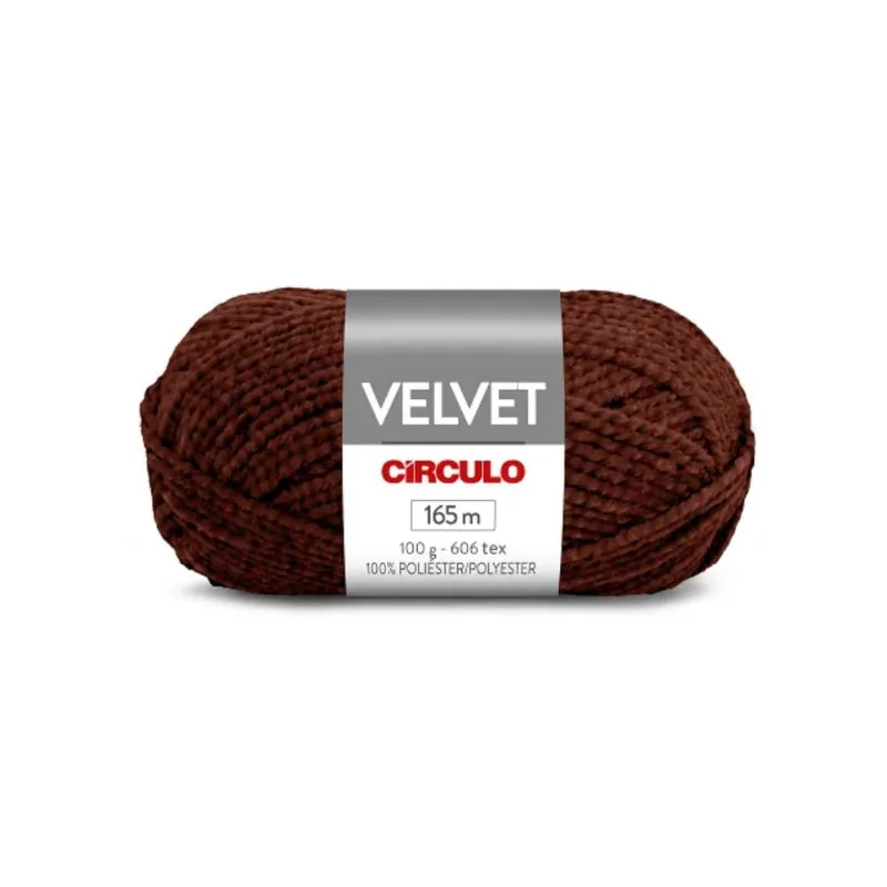 Linha Velvet 100g 461059 Cor 850 Castanho