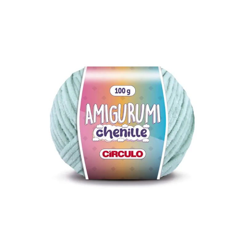 Linha Amigurumi Chenille C/110m Cor 2204 Verde Candy
