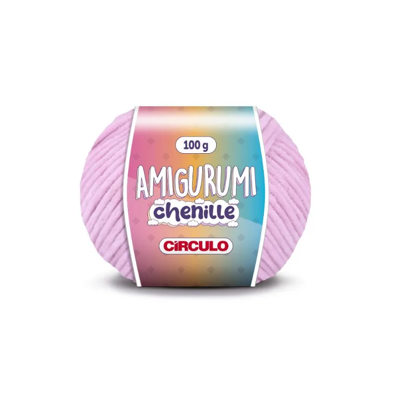 Linha Amigurumi Chenille C/110m Cor 3077 Quartzo