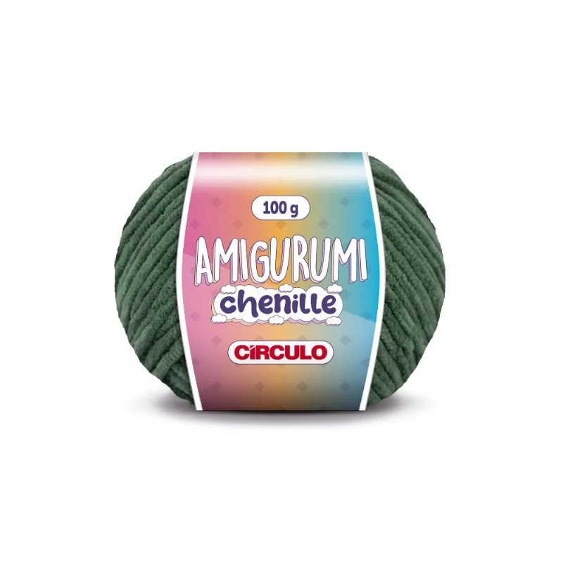 Linha Amigurumi Chenille C/110m Cor 5442 Natureza