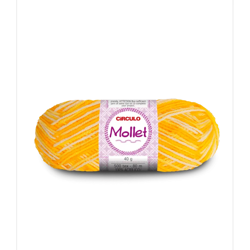 LINHA CIRCULO FIO MOLLET 40GR 9368 RAIO DE SOL
