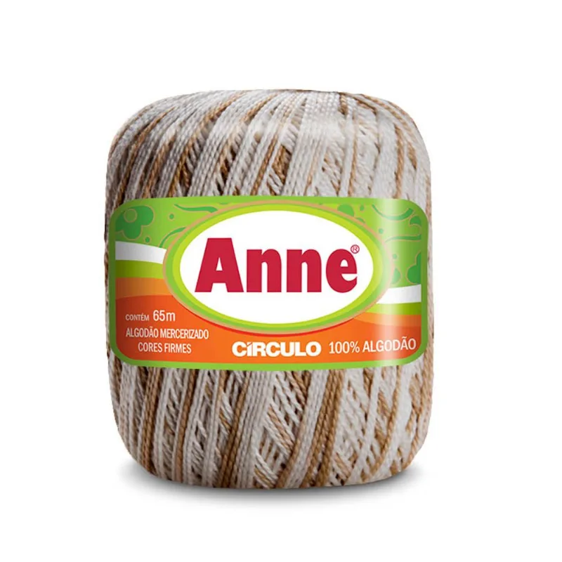 Linha Circulo Anne 65M Em Algodão Com 19G Areia 9900