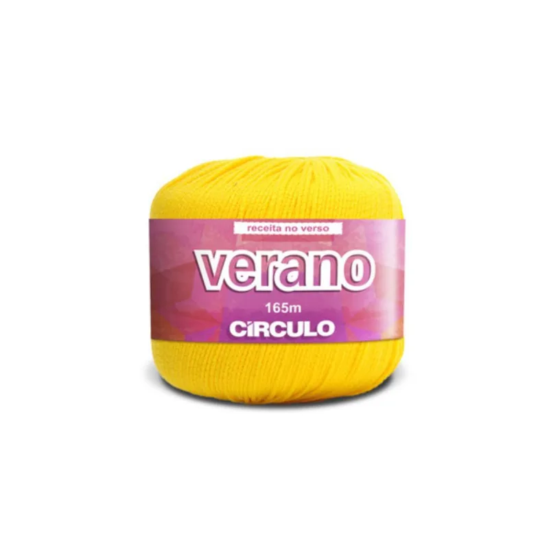 Linha Circulo Verano 50gr Cor 616 Canario