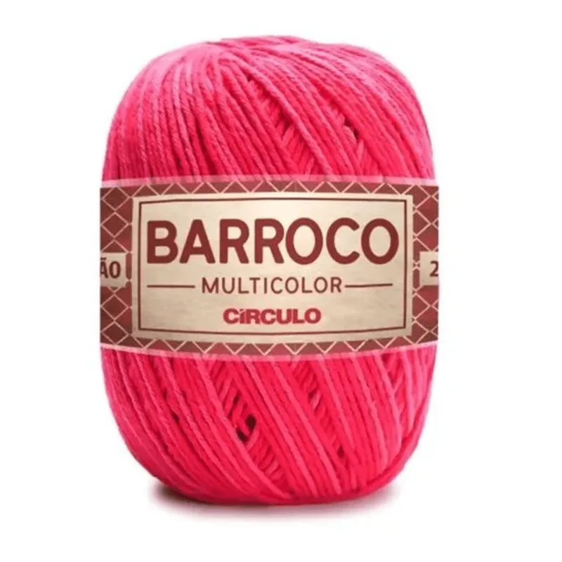 LINHA CIRCULO FIO BARROCO MULTI 4/6 400GR 9153 CABARE