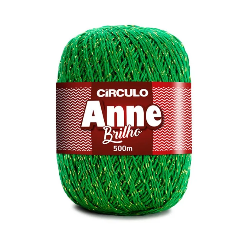 Linha Circulo Anne Brilho 500M Com 150G Bandeira 5767