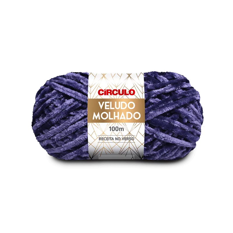 Linha Circulo Veludo Molhado 100gr 557 ANIL PROFUNDO