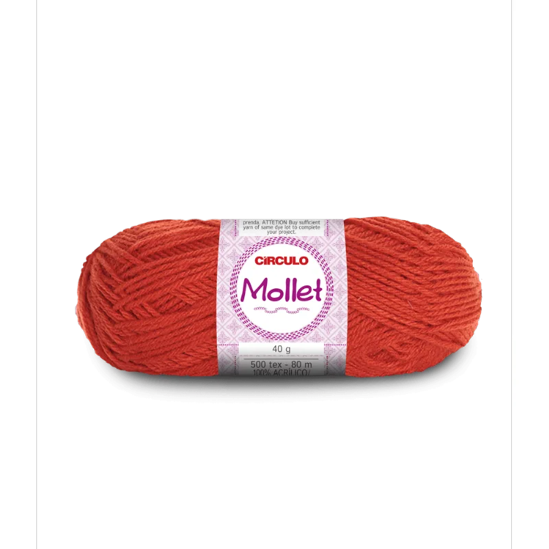 Linha Circulo Fio Mollet 40gr 3585 MACIEIRA