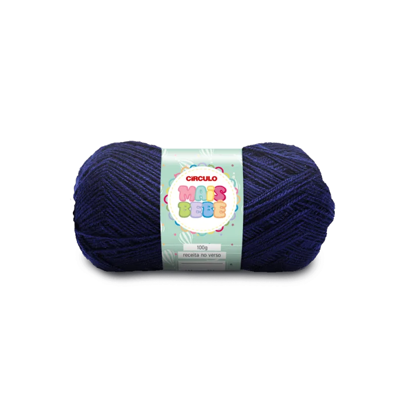 Linha Mais Bebe 100gr 640 AZUL MARINHO