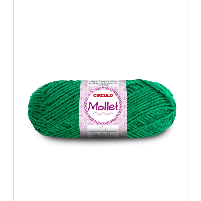 LINHA CIRCULO FIO MOLLET 40GR 5545 BANDEIRA