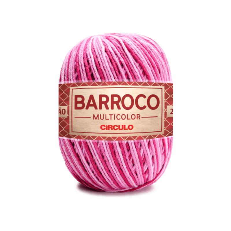 LINHA CIRCULO FIO BARROCO MULTI 4/6 400GR 9520 MERLOT