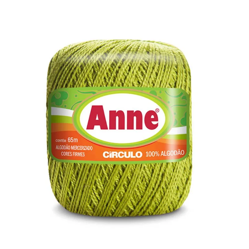 Linha Circulo Anne 65M Em Algodão Com 19G Pistache 5800