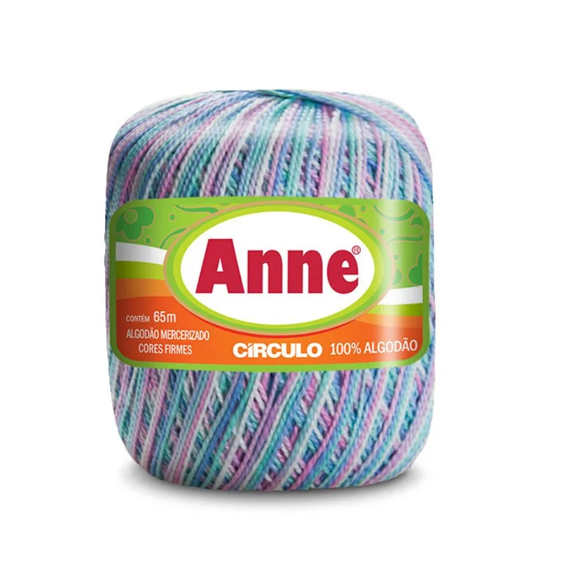 Linha Circulo Anne 65M Em Algodão Com 19G Carrossel 9490