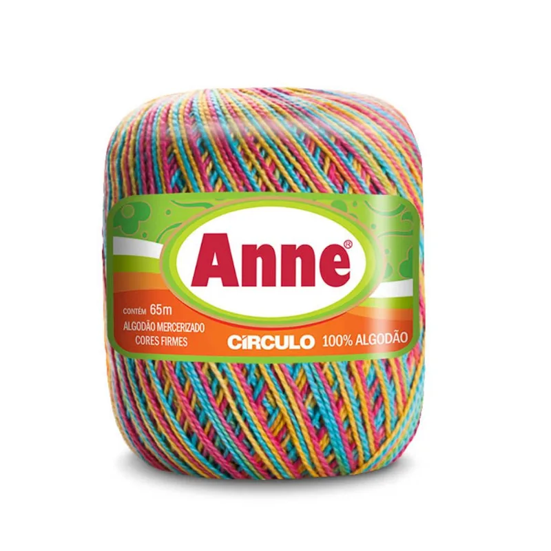 Linha Circulo Anne 65M Em Algodão Com 19G Parque 9976