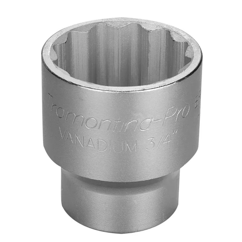 Soquete 3/4"x55mm Estriado - Tramontina PRO - TRAMONTINA PRO - Ferramentas Manuais