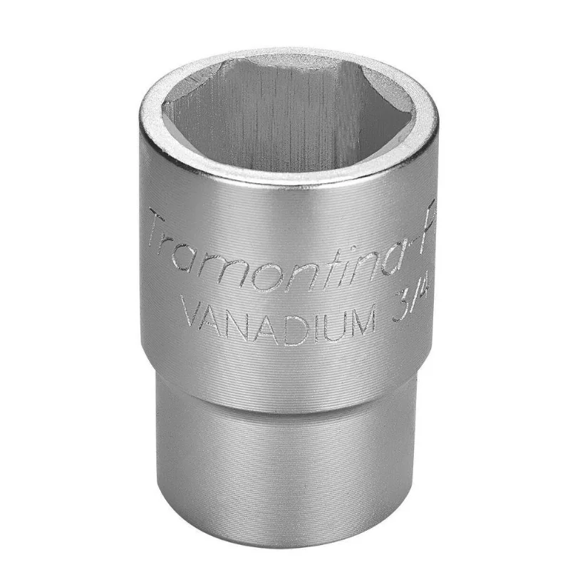 Soquete Sextavado Em Aço Cromo Vanadio 30 Mm - Encaixe 3-4