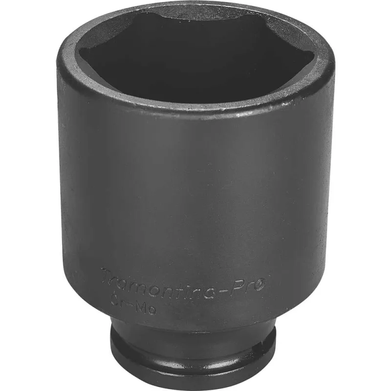 Soquete sextavado longo de impacto 60 mm encaixe 3/4" TRAMONTINA PRO - TRAMONTINA PRO - Ferramentas Manuais