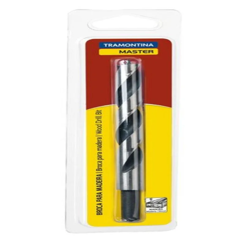 Broca Madeira 13x150mm 1/2" Tramontina Aço Especial Tramontina
