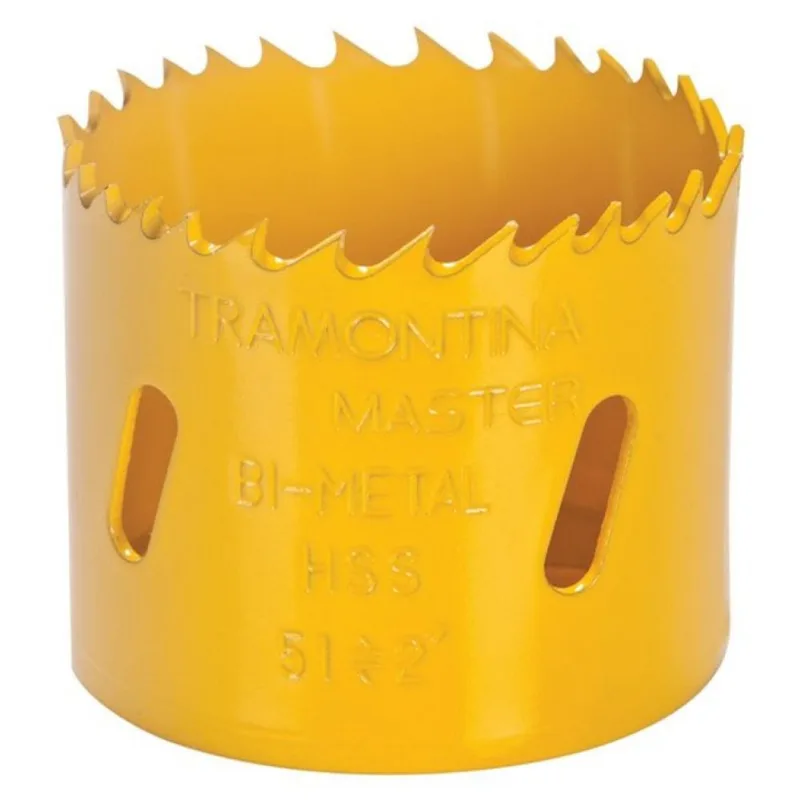 Serra Copo Bi-Metálica 59mm 2.5/16" Tramontina Dentes Aço Rápido HSS Tramontina