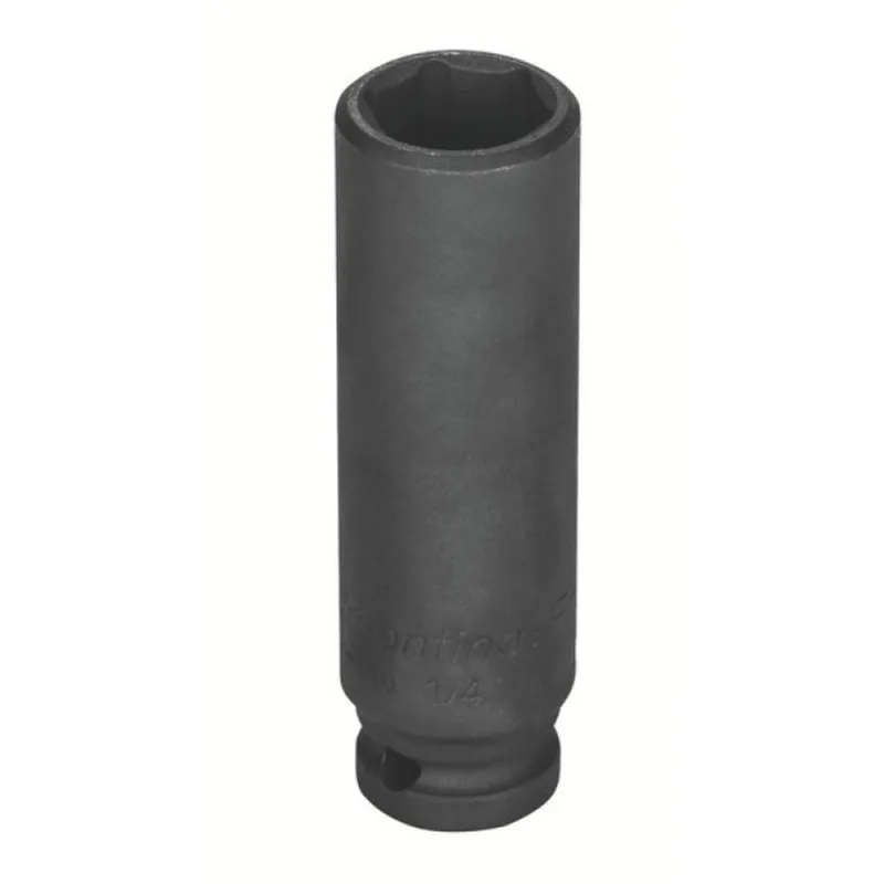 Soquete de Impacto Sextavado Longo em Aço Cromo Molibdênio 9/16'' - Encaixe 1/4'' Tramontina PRO Tramontina